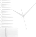 uxcell 10 Sets Clock Hands, Aluminum Clock Hands Only Kit Parts Mechanism Replacement for DIY Repair Movements Parts for Living Bed Room Home Decoration, White 3.66 Inch - Image 2