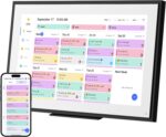 15.6 inch Wall Planner Digital Calendar Electronic Calendar Chore Chart,Smart Touchscreen Full HD Interactive Display for Family Schedules,Wall/Desk Mountable for Seamless Scheduling/Organizing - Image 2