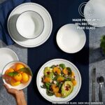 Corelle 6-Piece 10.25" Dinner Round Plates Vitrelle Triple Layer Glass, Lightweight Round Plates, Chip and Scratch Resistant, Microwave and Dishwasher Safe, Caspian Lace - Image 7