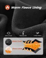 NexiEpoch Fleece Lined Leggings Women - High Waisted Winter Yoga Pants Tummy Control Soft Thermal Warm for Hiking Workout - Image 3