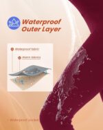 NexiEpoch Fleece Lined Leggings Women - High Waisted Winter Yoga Pants Tummy Control Soft Thermal Warm for Hiking Workout - Image 4