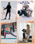 NexiEpoch Fleece Lined Leggings Women - High Waisted Winter Yoga Pants Tummy Control Soft Thermal Warm for Hiking Workout - Image 6