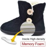 ONCAI Women's Slippers Comfort Knit Boots Winter Warm Outdoor Indoor Shoes - Image 3