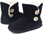 ONCAI Women's Slippers Comfort Knit Boots Winter Warm Outdoor Indoor Shoes - Image 5