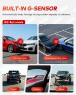 4K+4K+1080P 3 Channel Dash Cam Front and Rear with Cabin, Free 128GB Card Included, 5.8GHz WiFi6 - up to 20MB/s, IR Night Vision, Built-in GPS, G-Sensor, 24H Parking Mode, Support 512GB Max - Image 6