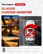 4K+4K+1080P 3 Channel Dash Cam Front and Rear with Cabin, Free 128GB Card Included, 5.8GHz WiFi6 - up to 20MB/s, IR Night Vision, Built-in GPS, G-Sensor, 24H Parking Mode, Support 512GB Max - Image 9