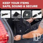 TRUNKCRATEPRO Trunk Organizer For Car, Suv, Truck | Premium Adjustable Multi Compartments Collapsible Car Trunk Organizer With Securing Straps & Non-Slip Bottom (Large Size, Black) - Image 8