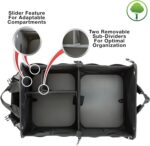 TRUNKCRATEPRO Trunk Organizer For Car, Suv, Truck | Premium Adjustable Multi Compartments Collapsible Car Trunk Organizer With Securing Straps & Non-Slip Bottom (Large Size, Black) - Image 10