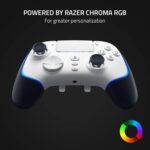Razer Wolverine V2 Pro Wireless Gaming Controller for PlayStation 5 / PS5 PC: HyperSpeed Wireless - Mecha-Tactile Action Buttons - 8-Way Microswitch D-Pad - 6 Remappable Buttons - Chroma RGB - White - Image 8