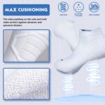 Hylaea Athletic Running Socks Cushion Padded Moisture Wicking Low Cut - Image 6
