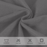 Easy-Going 7 Pieces Stretch Couch Cover Washable Sofa Cover Set for 3 Backrest and Seat Cushion Couch Anti-Slip Sofa Slipcover Furniture Protector with Elastic Bottom (Large, Light Grey) - Image 9