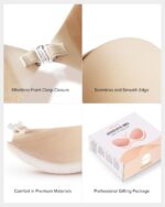 VOCH GALA Sticky Bra Push Up for Women, Strapless Backless Bras for Wedding/Parties/Events, Comfortable Adhesive - Image 5