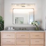 Bathroom Light Fixtures Over Mirror, 32 Inch Brushed Nickel Vanity Lights for Bathroom, 24W Dimmable LED Modern Vanity Lighting Fixtures for Living Room Paintings 3000K - Image 6