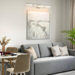 Bathroom Light Fixtures Over Mirror, 32 Inch Brushed Nickel Vanity Lights for Bathroom, 24W Dimmable LED Modern Vanity Lighting Fixtures for Living Room Paintings 3000K - Image 7