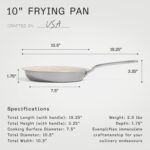 Made In Cookware - 7-Piece Ceramic Non Stick Pot and Pan Set (Stainless Handle) - 5-Ply Stainless Clad - Professional Cookware - Crafted in Italy - Induction Compatible - Image 8