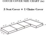 Sofa Covers Couch Covers for Sofa Pet Friendly Couch Cushion Covers Universal Sofa Covers Washable Stretch Slipcovers for Sectional Sofa (Texture Gray, 3 Seats + Chaise Cover) - Image 3
