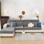 Sofa Covers Couch Covers for Sofa Pet Friendly Couch Cushion Covers Universal Sofa Covers Washable Stretch Slipcovers for Sectional Sofa (Texture Gray, 3 Seats + Chaise Cover) - Image 5