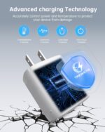 45W Fast Charger USB C 2-Pack Type C Wall Charger with 10FT Braided Cable Compatible with Galaxy S25/24/S23/S22/S21/Ultra, Note 20, Tab S9, Z Fold/Z Flip, USB C White Charging Block - Image 6