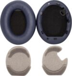 Premium Replacement Ear Pads for Sony WH-1000XM4 Headphones, Cooling Fabric & Memory Foam, XM4 Replacement Ear Pads Sweat-Proof & Noise-Isolating (XM4-Blue) - Image 3