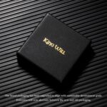 King Will Stainless Steel Ring for Men - Meteorite Inlay Matte Finished Black/Silver/Gold Plated Pinky Signet With Skull/Lion Pattern - Comfort Fit Thumb Ring Size 7-14 - Image 7