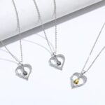 NEWITIN 3 Pieces Volleyball Softball Basketball Pendant Necklace for Women Silver Heart Sport Ball Jewelry Gift Dainty Simple Gifts for Women - Image 4