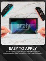 Orzly Glass Screen Protector for Nintendo Switch 2 Console 2025 Screen Size 7.9 inch 4 Pack. No Bubbles Easy Installation Anti Scratch Edition - Image 7