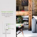 Enbrighten Z-Wave Plus in-Wall Smart Tamper-Reistant Outlet, Works with Alexa, Google Assistant, 1 Z-Wave Outlet & 1 Always on Outlet, Hub Required, White, Smart Outlet, Lamps, Small Appliances, 14315 - Image 5