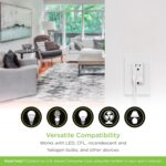 Enbrighten Z-Wave Plus in-Wall Smart Tamper-Reistant Outlet, Works with Alexa, Google Assistant, 1 Z-Wave Outlet & 1 Always on Outlet, Hub Required, White, Smart Outlet, Lamps, Small Appliances, 14315 - Image 6