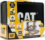 CAT Construction Toys, Store N Go Playset - Tin Travel Case Transforms into Multi-Level Worksite, Includes 2 Little Machines Vehicles & 10 + Accessories, Portable STEM Toy for Kids Ages 3 + - Image 7