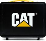 CAT Construction Toys, Store N Go Playset - Tin Travel Case Transforms into Multi-Level Worksite, Includes 2 Little Machines Vehicles & 10 + Accessories, Portable STEM Toy for Kids Ages 3 + - Image 8