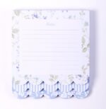 Laura Ashley 3-in-1 Scalloped Edge Layered Notepad – 6.5 x 7.5 Inch Writing Pad with 150 Lined Tear-Off Sheets, Elegant Heirloom Cottage Stationery, Glue-Bound with Sturdy Backboard - Image 5