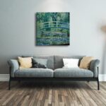 Wieco Art Canvas Print Wall Art Water-Lily Pond,1899 by Claude Monet Impressionism Art Print Picture Artwork for Living Room Bedroom Home Kitchen Decorations - Image 4