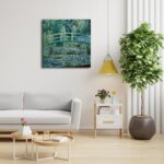 Wieco Art Canvas Print Wall Art Water-Lily Pond,1899 by Claude Monet Impressionism Art Print Picture Artwork for Living Room Bedroom Home Kitchen Decorations - Image 5
