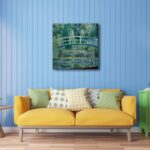 Wieco Art Canvas Print Wall Art Water-Lily Pond,1899 by Claude Monet Impressionism Art Print Picture Artwork for Living Room Bedroom Home Kitchen Decorations - Image 6