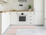 Pink Checkered Kitchen Mats for Floor Set of 2, 2 Pcs Cushioned Non Slip Runner Rugs for Kitchen/Sink/Laundry, Comfort Aesthetic Cute Anti-Fatigue Foam Floor Mat 17.3"x29.5"+17.3"x47.2" - Image 3