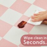 Pink Checkered Kitchen Mats for Floor Set of 2, 2 Pcs Cushioned Non Slip Runner Rugs for Kitchen/Sink/Laundry, Comfort Aesthetic Cute Anti-Fatigue Foam Floor Mat 17.3"x29.5"+17.3"x47.2" - Image 6