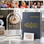 Crystal Retirement Clock Gifts for Women and Men, Happy Retirement Glass Plaque Party Decorations for Colleagues Manager Teacher Doctor Friends - Image 7