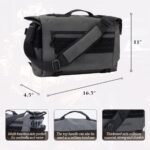 Messenger bag Laptop bag Briefcase Molle system Tactical style Detachable shoulder strap Shoulder Bags - Image 5