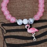 Kivosliviz Flamingo Gift Ideas for Women Bracelet Unique Pink Flamingos Jewelry Flamingo Bracelet - Image 5
