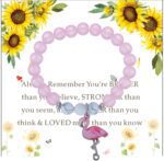 Kivosliviz Flamingo Gift Ideas for Women Bracelet Unique Pink Flamingos Jewelry Flamingo Bracelet - Image 6