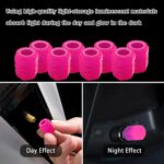 8PCS Car Tire Valve Stem Caps, Universal Noctilucent Waterproof Car Wheel Tire Caps, Suitable for Air Valve Caps for Cars, Motorcycles, Bicycles (Pink) - Image 4