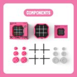 GiiKER Tic Tac Toe Bolt Game, Original 3-in-1 Handheld Games, Portable Travel Games for Car Ride, Toys Gift Idea for Kids and Adults, Stocking Stuffers Birthday Gifts for Boys Girls - Pink - Image 8