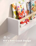 Includes Hardware, No Wood Inserts Needed Nursery Book Shelves, 4 Pack, Wall Book Shelves for Kids Room, Baby, Toddler, Nursery Decor - Image 7