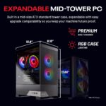 Skytech Gaming Nebula 2 Gaming PC, AMD Ryzen 7 7700 3.8GHz, AMD RX 9060XT 16GB, 1TB Gen4 NVMe SSD, 32GB DDR5 RAM 6000, 650W Gold PSU, Wi-Fi, Win 11, Desktop - Image 9
