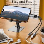 AuviPal USB C to 3.5mm Headphone Adapter with 100W PD Charging, USB Type C Male to 3.5mm Jack Headphone Female Converter, 2-in-1 USB-C Audio & Power Cable, Supports Line Control and Calls - White - Image 8