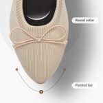 Shupua Women's Flats Black Flats Shoes Pointed Toe Ballet Flats Comfortable Bow Girls Flats Dressy - Image 4