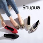 Shupua Women's Flats Black Flats Shoes Pointed Toe Ballet Flats Comfortable Bow Girls Flats Dressy - Image 8