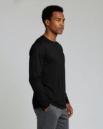 Real Essentials 3 & 5 Pack: Men's Mesh Quick Dry Athletic Long Sleeve T-Shirt UPF SPF UV Sun (Available in Big & Tall) - Image 4