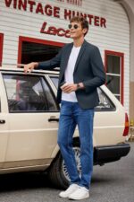 COOFANDY Men's Casual Blazer Lightweight Suit Jacket Slim Fit Sport Coats for Men - Image 5
