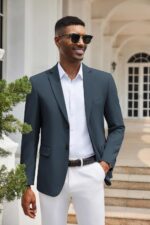 COOFANDY Men's Casual Blazer Lightweight Suit Jacket Slim Fit Sport Coats for Men - Image 9